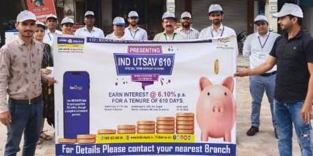 Indian Bank branches take out road show as part of their festival campaign