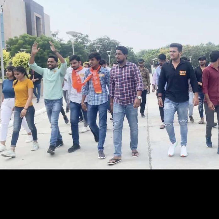 Today ABVP increased 25% seats in MDU and all colleges