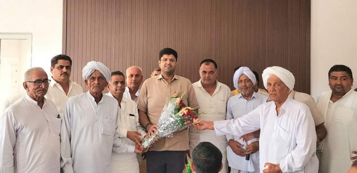 Israna Hulk residents thank Deputy Chief Minister Dushyant Chautala ji