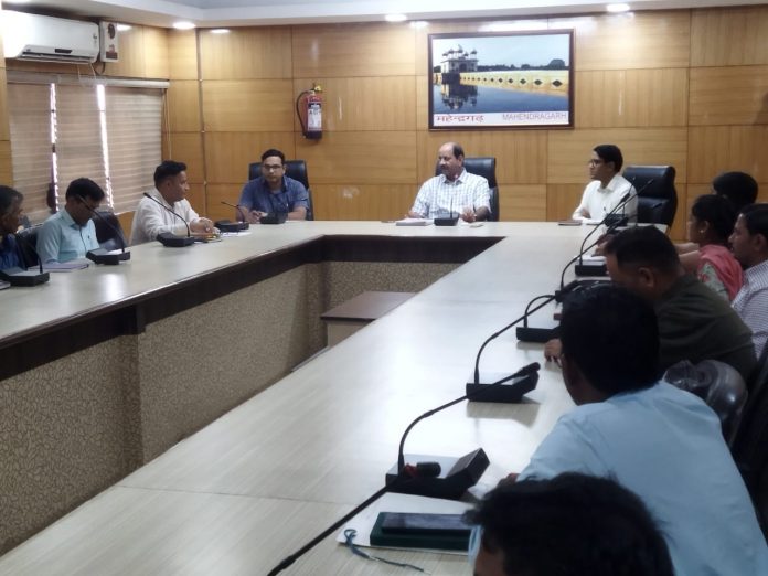 Review meeting held under the chairmanship of DC regarding lumpi disease
