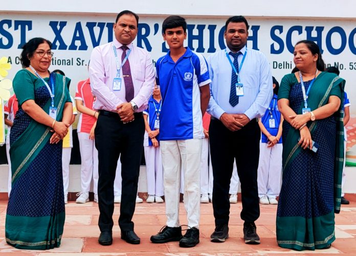 Rohit Rana of St. Xavier's School was selected in the National Tennis Cricket Competition