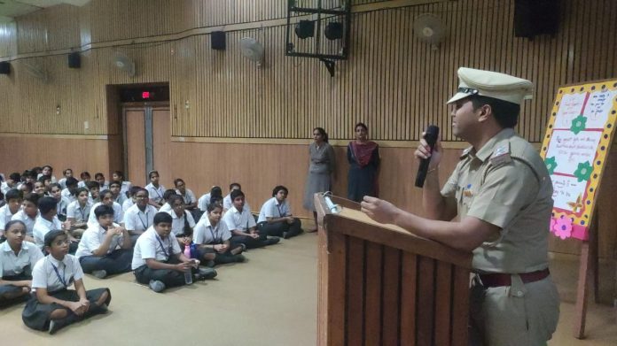Dr.M.K.K. Cyber ​​Awareness Day at Arya Model School