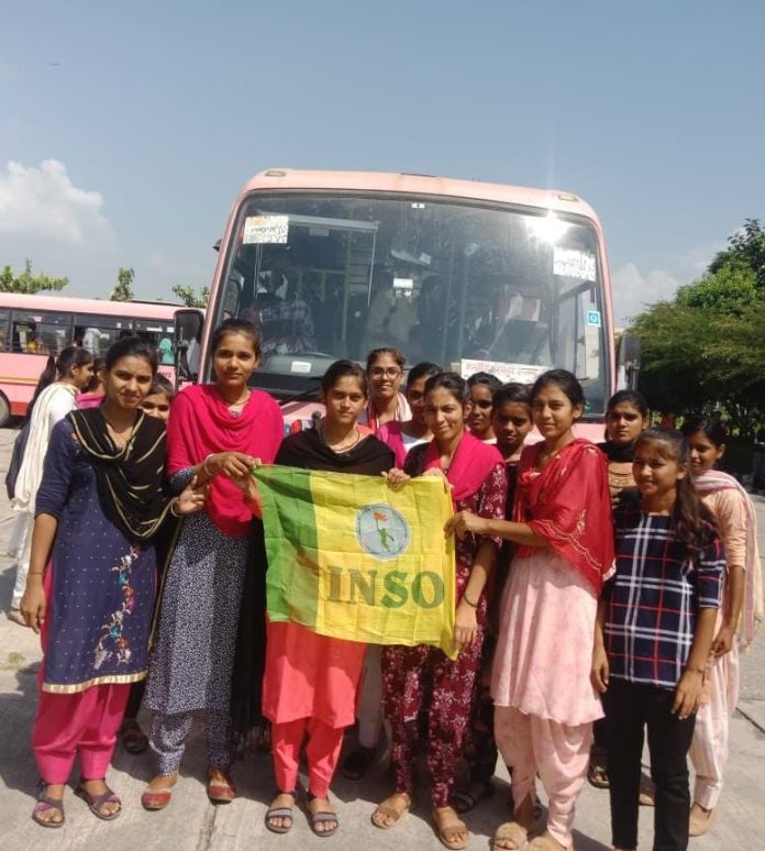 Buses Run In Government Women's College Matlauda