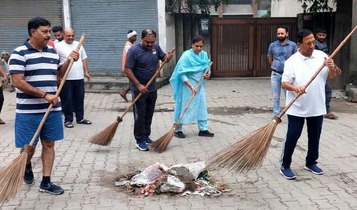 BJP Launched Cleanliness Campaign