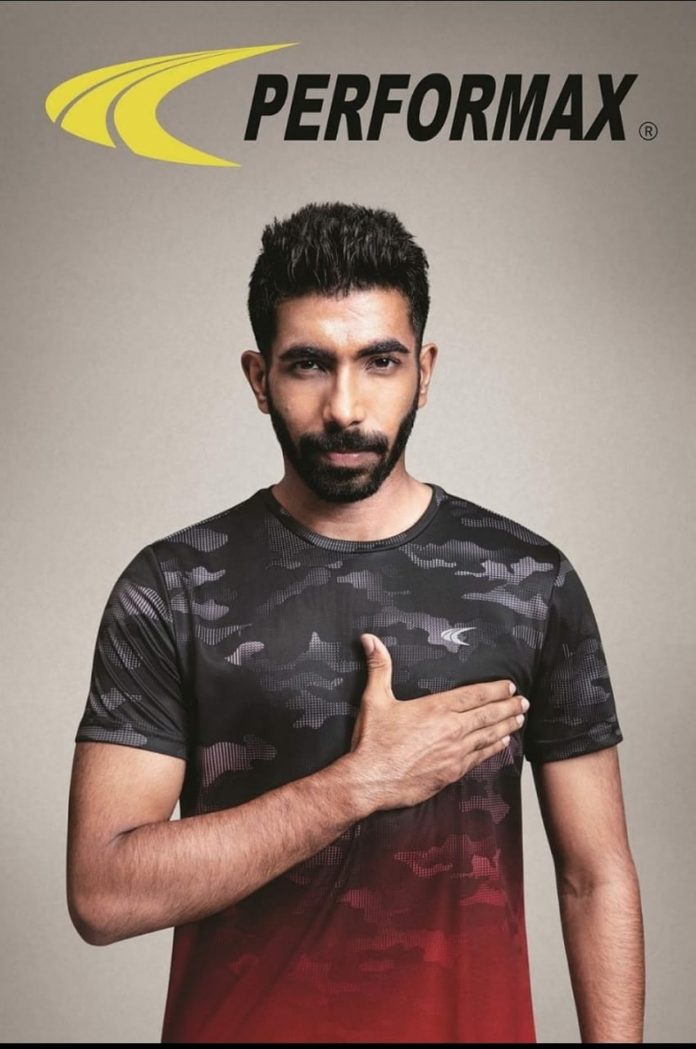 Jasprit Bumrah To Be The Brand Ambassador Of Performax Activewear