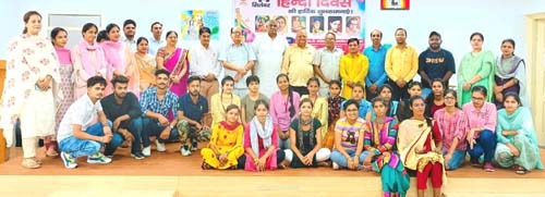 Poetry recitation and speech competition on Hindi day