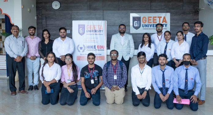 Campus drive organized at Geeta University Panipat