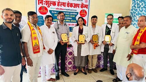 Aggarwal Vaish Samaj organized health checkup camp