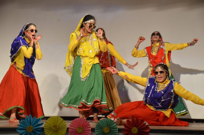 Talent show organized in the auditorium of DAV Girls College