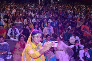 Talent show organized in the auditorium of DAV Girls College