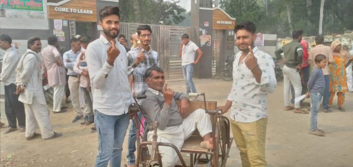 Panipat News/Enthusiasm was shown in everyone about voting peacefully completed