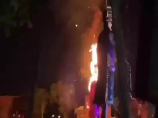 Meghnad's effigy already burnt in Chandigarh