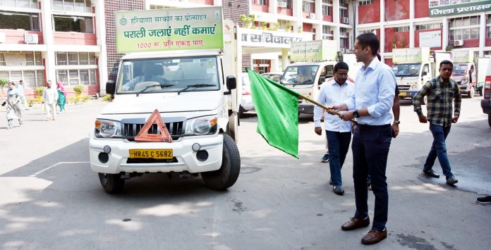 Deputy Commissioner Anish Yadav flagged off the awareness van