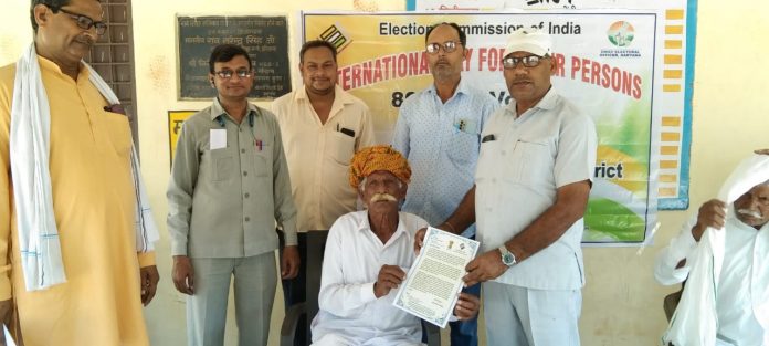 Letter of gratitude to 80+ voters on International Day of Older Persons