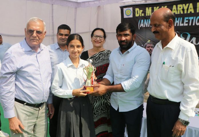 Panipat News/Organizing Annual Athletics Function at Dr. MKK Arya Model School