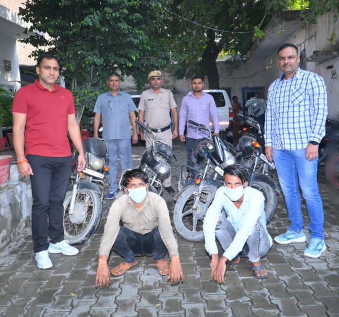 Panipat News/Two members of bike thief gang arrested