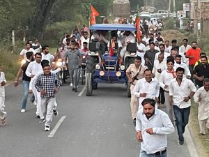 MP Kartik Sharma campaigned for Bhavya Bishnoi 