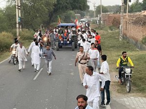 MP Kartik Sharma campaigned for Bhavya Bishnoi 