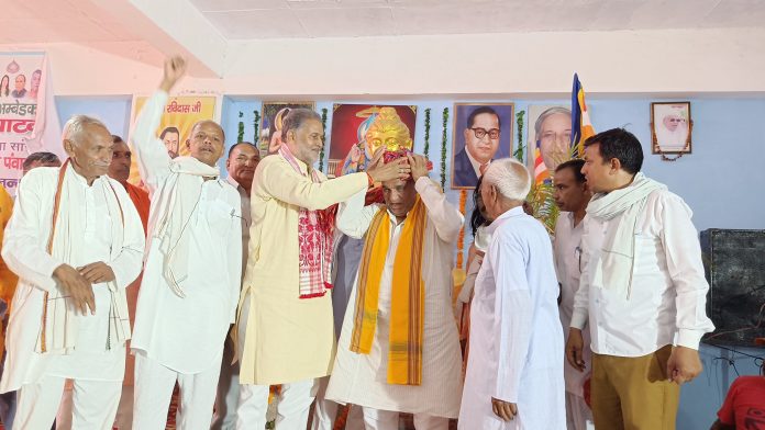 Rajya Sabha MP and former minister Krishan Lal Panwar inaugurated Ambedkar Bhavan