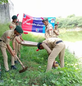 Cadets of NCC Battalion launched cleanliness drive