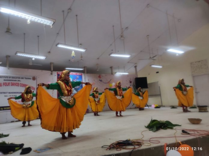 Girls did excellent performance in folk dance and acting