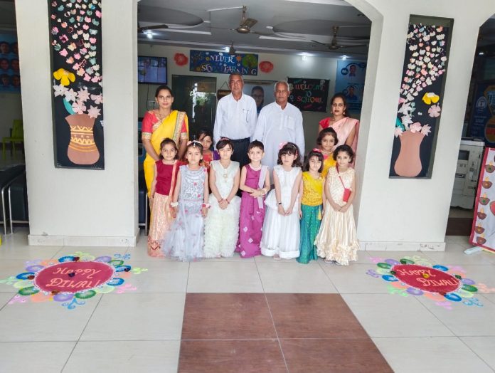 Various programs organized on Diwali festival in Sri Krishna School