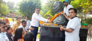 Panipat News/The country is indebted to the messages given by Mahatma Gandhi: MLA Pramod Vij
