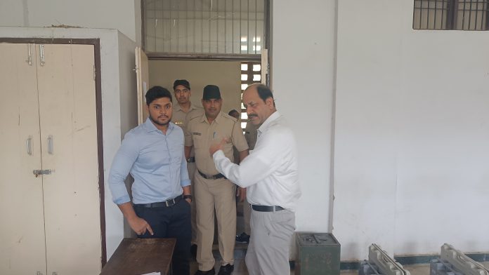 DC inspected EVM strong room