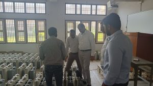 DC inspected EVM strong room