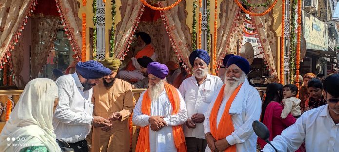 Nagar Kirtan out on the Prakash Parv of Ram Das Ji Maharaj