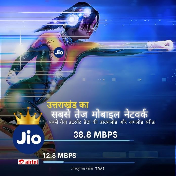 Jio reigns in average 4G download and upload speeds