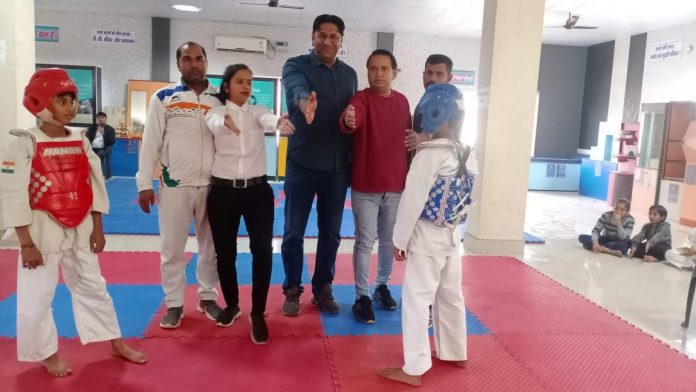 Second District Level Duel Competition from Bal Bhavan Tae Kwando Training Center