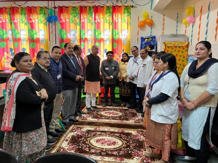 Panipat News/MP Sanjay Bhatia inaugurated Bal Sangam Room in Civil Hospital