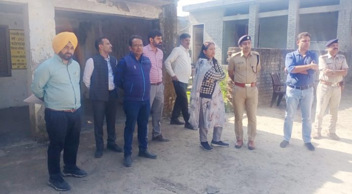 General Election Supervisor Monika Malik inspected polling booths