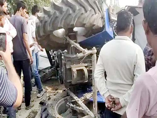 School Bus Accident In Karnal