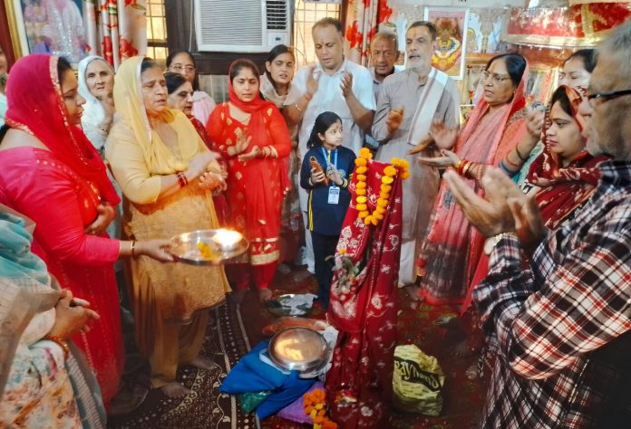 Panipat News/Tulsi Vivah was celebrated with pomp in Jai Maa Chintpurni Temple