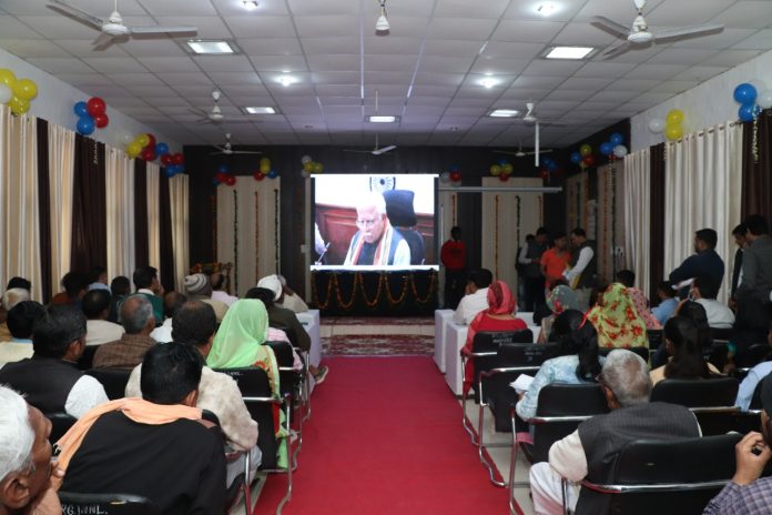 Chief Minister expanded Ayushman Bharat Yojana Antyodaya family from Manesar through virtual medium