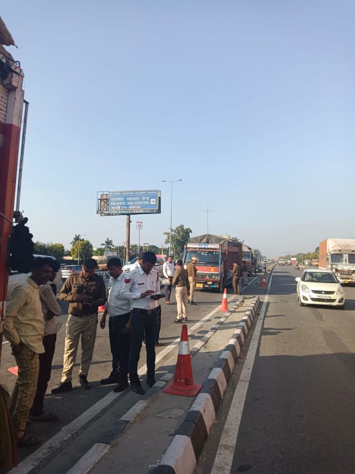 Panipat News/Panipat police active to prevent road accidents