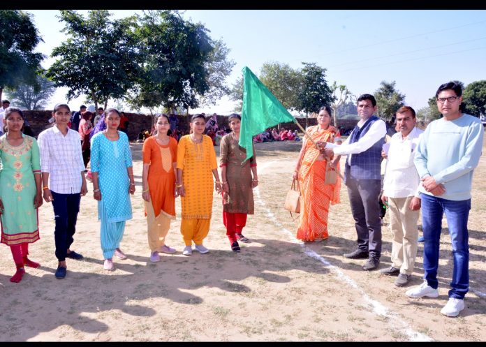 Women's sports competition organized at Sunrise Senior Secondary School Nangal Chowdhary