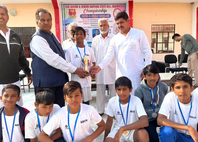 State level ball badminton championship concluded at Sainik School