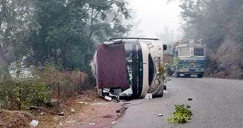 Punjab Bus Accident In Bilaspur