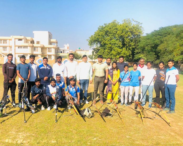 Archery competition organized at Netaji Subhash Chandra Bose Stadium