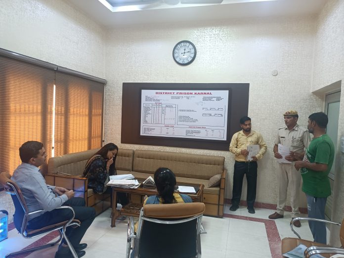 Special Lok Adalat organized in District Jail Karnal