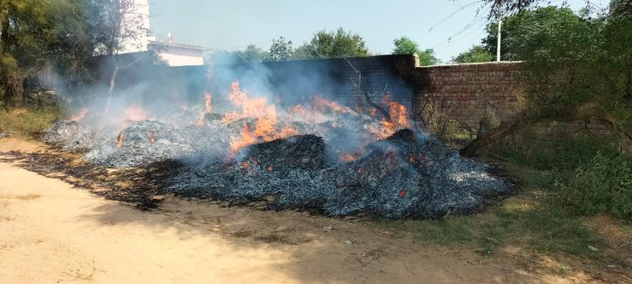 Farmer's bitterness burnt to ashes in village Agihar
