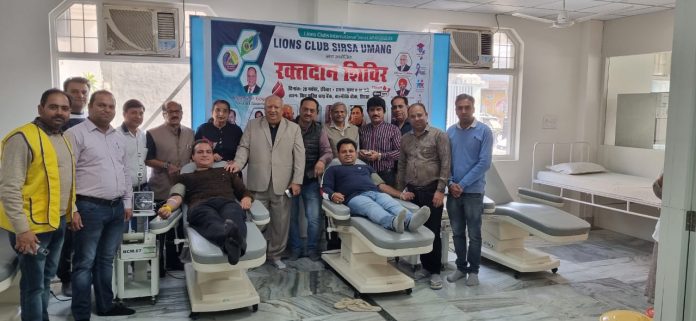 Club organized blood donation camp collected 71 units of blood