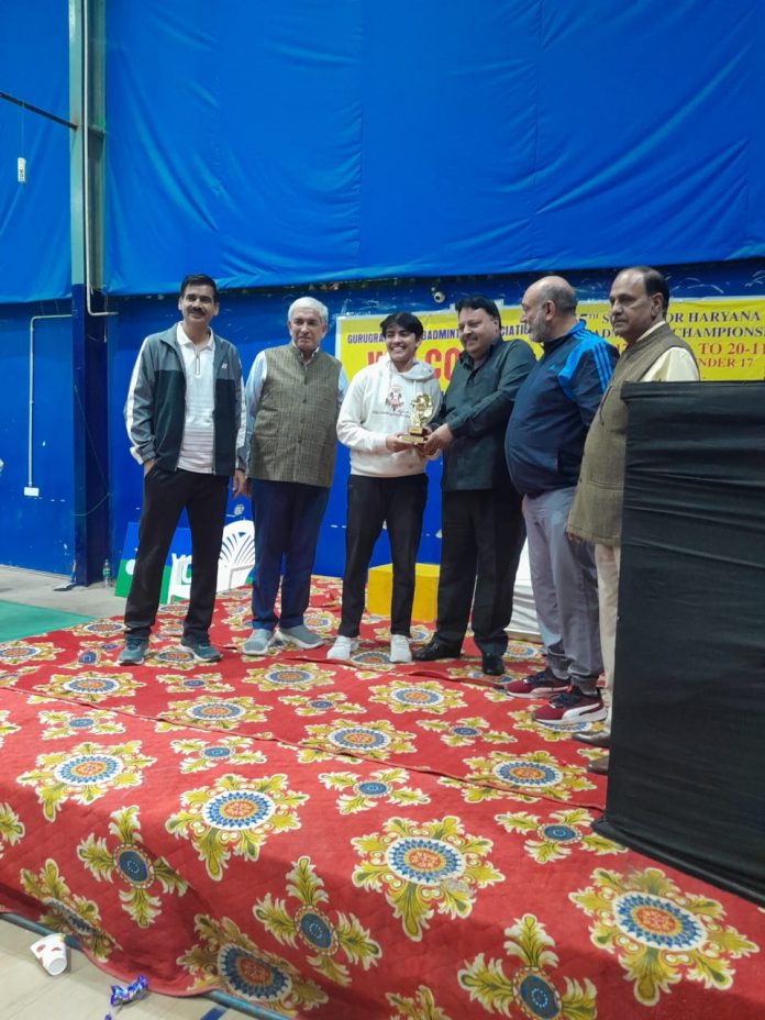 tanu malik won gold medal in badminton