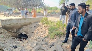  SDM Harshit Kumar took stock of Dohan river near Dulana road