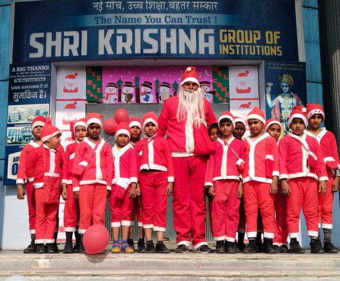 Organized various programs on the occasion of Christmas Day in Shrikrishna Group of Institute