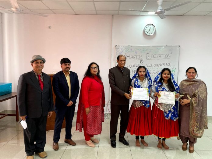 MHU students are leaving a mark in the whole country: Prof. Samar Singh