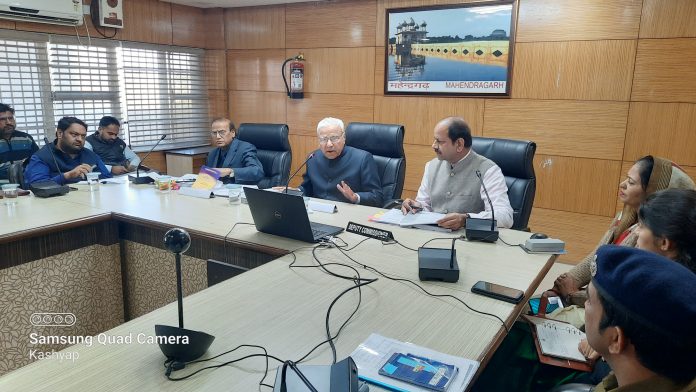 Pritam Pal chairman of the monitoring committee took a meeting of officers